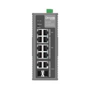 Image de TP-Link Omada commutateur réseau Géré Gigabit Ethernet (10/100/1000) Connexion Ethernet, supportant l'alimentation via ce port (PoE) DIN rail Gris (IES210GPP)
