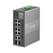 Image de TP-Link Omada commutateur réseau Géré Gigabit Ethernet (10/100/1000) Connexion Ethernet, supportant l'alimentation via ce port (PoE) DIN rail Gris (IES210GPP)