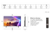 Image de Philips 8500 series 85PUS850012 2,16 m (85") 4K Ultra HD Smart TV Wifi Noir (85PUS8500/12)