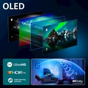 Image de Philips 55OLED76012 139,7 cm (55") 4K Ultra HD Smart TV Wifi Noir (55OLED760/12)