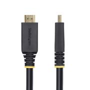 Image de StarTech.com Câble HDMI Haut Débit Actif de 15m, 4K 60Hz/1440p 144Hz, HDR10/HDCP 2.2/ARC, 18Gbps, Cordon HDMI, UHD HDMI 2.0 pour TV/Moniteur/Écran, Gaine TPE (HDMI2-CABLE-4K60-15M)