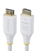 Image de StarTech.com câble HDMI 1,8 m HDMI Type A (Standard) Blanc (HDMI2-CABLE-4K60-6FW)