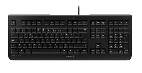 Image de CHERRY KC 1000 clavier maison/bureau USB QWERTY Portuguais Noir (JK-0800PO-2)