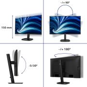 Image de Philips 3000 series écran plat de PC 68,6 cm (27") 2560 x 1440 pixels Quad HD LCD Noir (27B2U3601/00)