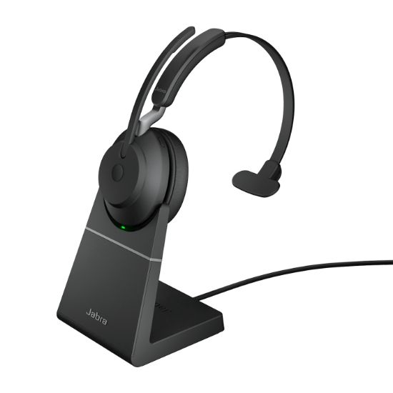 Image de Jabra Evolve2 65 Casque Sans fil Arceau Bureau/Centre d'appels USB Type-A Bluetooth Socle de chargement Noir (26599-889-989)