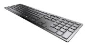 Image de CHERRY KW 9100 SLIM clavier Universel RF sans fil + Bluetooth QWERTY Portuguais Noir, Gris (JK-9100PO-2)