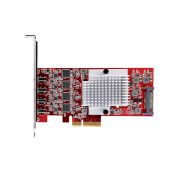 Image de StarTech.com Carte PCIe USB-C 4 Ports, USB 3.2 10 Gbit/s, Carte d'Extension PCI Express USB-C, 4 Contrôleurs USB Indépendants, Carte PCIe USB Type-C, Windows/Linux/macOS, ... (P10Q4C-USB-CARD)