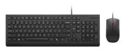 Image de Lenovo clavier Souris incluse maison/bureau USB Belge, Français Noir (4X31R64403)