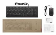 Image de Lenovo clavier Souris incluse maison/bureau USB Belge, Français Noir (4X31R64403)