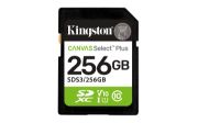 Image de Kingston Technology 256 Go SDXC Canvas Select Plus Gen3 150 Mo/s C10 UHS-I U1 V10 (SDS3/256GB)