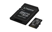 Image de Kingston Technology 64GB microSDXC Canvas Select Plus Gen3 100MB/s A1 (Adaptateur SD inclus) (SDCS3/64GB)