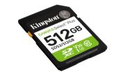 Image de Kingston Technology 512 Go SDXC Canvas Select Plus Gen3 150 Mo/s C10 UHS-I U3 V30 (SDS3/512GB)