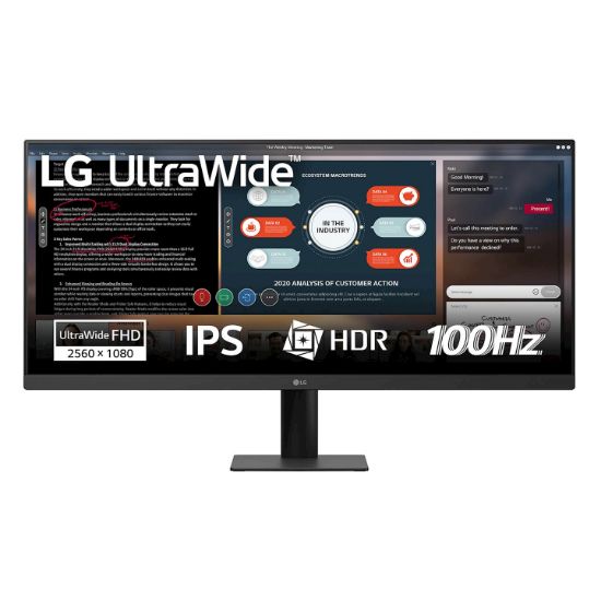 Image de LG 29U511A-B écran plat de PC 73,7 cm (29") 2560 x 1080 pixels WFHD LCD Noir (29U511A-B.AEU)