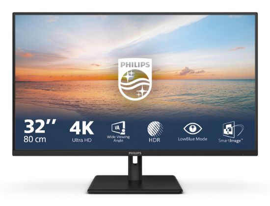 Image de Philips 1000 series écran plat de PC 80 cm (31.5") 3840 x 2160 pixels 4K Ultra HD LCD Noir (32E1N1800LA/00)