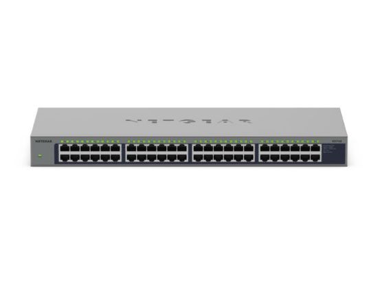 Image de NETGEAR GS748 Non-géré Gigabit Ethernet (10/100/1000) Gris (GS748-100EUS)