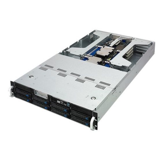 Image de ASUS ESC4000 G4 Intel® C621 LGA 3647 (Socket P) Rack (2 U) Noir, Argent (90SF0071-M00340)
