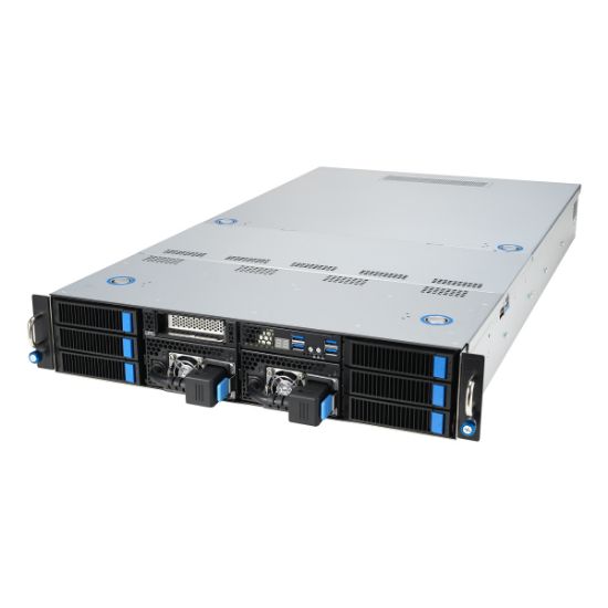 Image de ASUS serveur barebone Intel C741 Rack (2 U) Noir, Acier (90SF0251-M004X0)