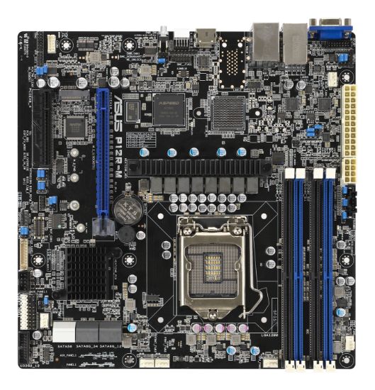 Image de ASUS P12R-M Intel C256 LGA 1200 (Socket H5) ATX (90SB09X0-M1UAY0)