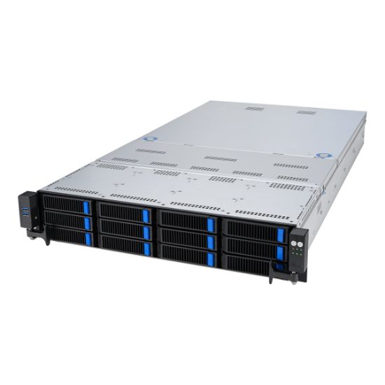 Image de ASUS RS720-E11-RS12U Intel C741 Rack (2 U) Noir, Acier (90SF01Z1-M00180)