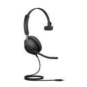 Image de Jabra Evolve2 40 SE Casque Avec fil Arceau Appels/Musique USB Type-C Noir (24189-889-889)