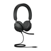 Image de Jabra Evolve2 40 SE Casque Avec fil Arceau Appels/Musique USB Type-C Noir (24189-989-889)