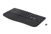 Image de HP 680 Comfort Dual-Mode Keyboard clavier Maison RF sans fil + Bluetooth AZERTY Belge Noir (8T6L8AA#AC0)