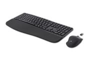 Image de HP 680 Comfort Dual-Mode Keyboard and Mouse Combo clavier Souris incluse Maison RF sans fil + Bluetooth AZERTY Belge Noir (8T6L6AA#AC0)