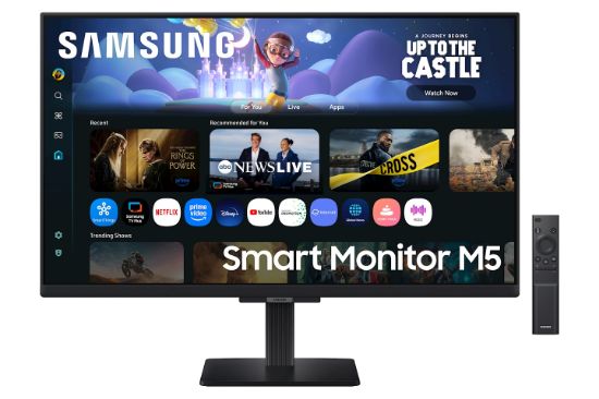 Image de Samsung M5 M50F écran plat de PC 68,6 cm (27") 1920 x 1080 pixels Full HD LCD Noir (LS27FM500EUXEN)