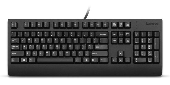 Image de Lenovo Preferred Pro II clavier maison/bureau USB Français, Allemand Noir (4Y41R64612)