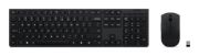 Image de Lenovo clavier Souris incluse Bureau RF sans fil + Bluetooth QWERTY Belge, Anglais Gris (4X31R64318)