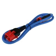 Image de ACT câble électrique Bleu 1 m Coupleur C13 Coupleur C14 (AK5517)