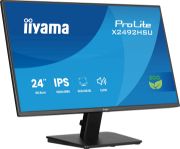 Image de iiyama ProLite écran plat de PC 61 cm (24") 1920 x 1080 pixels Full HD LED Noir (X2492HSU-B1)