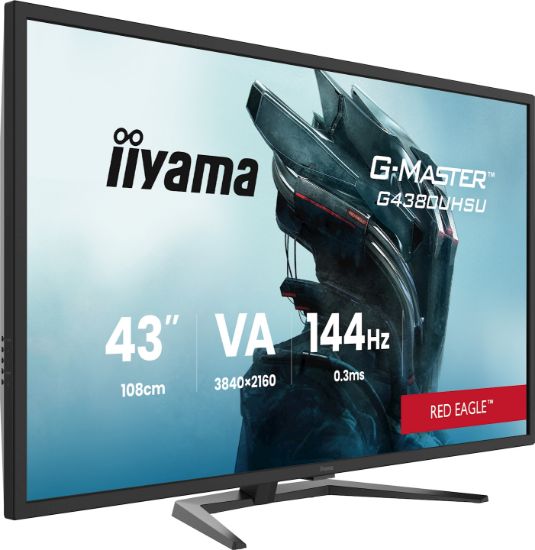 Image de iiyama G-MASTER écran plat de PC 108 cm (42.5") 3840 x 2160 pixels 4K Ultra HD LED Noir (G4380UHSU-B2)