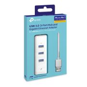 Image de TP-Link station d'accueil Avec fil USB 3.2 Gen 1 (3.1 Gen 1) Type-A Blanc (UE330)