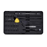 Image de StarTech.com Kit de Réparation Informatique 40 pièces pour Ordinateur Portable/PC/Téléphone, Jeu de Tournevis de Précision 30-Bit, Couvercle Amovible avec Tampon Magnétiq ... (LAPTOP-TOOL-KIT)