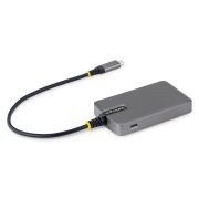 Image de StarTech.com hub & concentrateur USB 3.2 Gen 1 (3.1 Gen 1) Type-C 5000 Mbit/s Gris (5G4AC-USB-C-HUB)