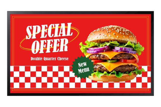 Image de Samsung OH46DX Écran plat de signalisation numérique 116,8 cm (46") LCD Wifi 3500 cd/m² Full HD Noir Tizen 24/7 (LH46OHDEBGBXEN)