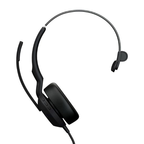 Image de Jabra Evolve2 50 Casque Avec fil &sans fil Arceau Bureau/Centre d'appels USB Type-A Bluetooth Noir (25089-899-999)