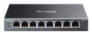 Image de TP-Link Omada commutateur réseau Géré L2 Gigabit Ethernet (10/100/1000) Connexion Ethernet, supportant l'alimentation via ce port (PoE) DIN rail Noir (ES208GP)