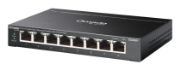 Image de TP-Link Omada commutateur réseau Géré L2 Gigabit Ethernet (10/100/1000) Connexion Ethernet, supportant l'alimentation via ce port (PoE) DIN rail Noir (ES208GP)
