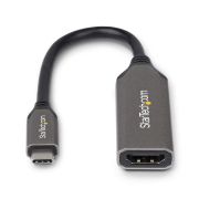 Image de StarTech.com Adaptateur USB-C vers HDMI, 8K 60 Hz / 4K 120 Hz, Compatible Thunderbolt / USB4, Convertisseur USB C vers HDMI 2.1, HDR10+, Câble de 20 cm (112B-USBC-HDMI21)