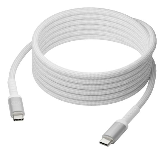 Image de dbramante1928 câble USB 3 m USB C 100 W Blanc (CB30CCWH7238)