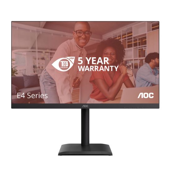 Image de AOC E4 écran plat de PC 68,6 cm (27") 3840 x 2160 pixels 4K Ultra HD LED Noir (U27E4CV)
