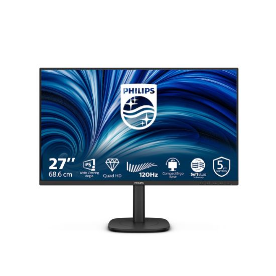 Image de Philips écran plat de PC 68,6 cm (27") 2560 x 1440 pixels 2K LCD Noir (27B2N3500J/00)