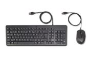 Image de HP 150 Wired Mouse and Keyboard clavier Souris incluse USB AZERTY Belge Noir (240J7AA#AC0)