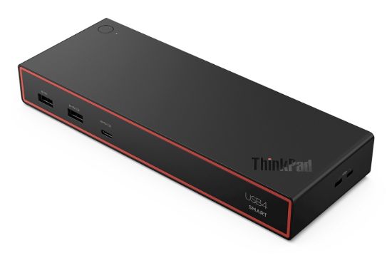 Image de Lenovo ThinkPad USB4 Smart Dock 5500 with 135W Adapter Avec fil Noir (40BC0135EU)