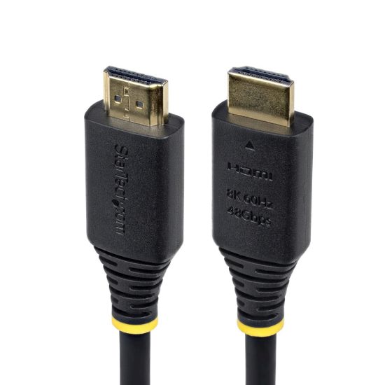 Image de StarTech.com Câble HDMI Ultra Haut Débit Certifié de 2m, 8K 60Hz / 4K 120Hz, Câble HDMI 2.1 avec HDR10+ / eARC, 48 Gbps, Câble HDMI 8K pour Moniteur/Téléviseur/Écran, ... (HDMI21-CBL-8K60-2M)