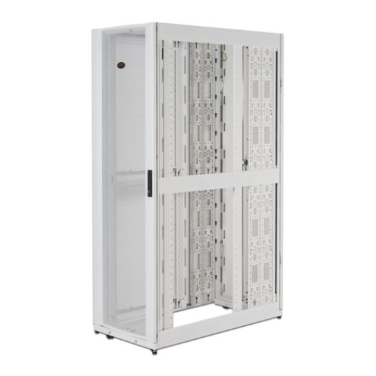 Image de APC Armoire NetShelter SX 48U, 600 mm de largeur x 1 070 mm de profondeur, avec panneaux latéraux SE, blanc - Professionnels (AR3107W)