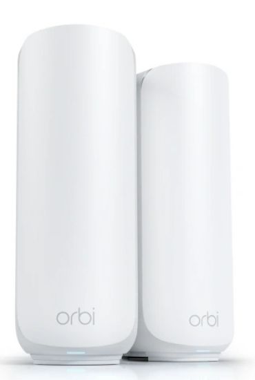 Image de NETGEAR Orbi 370 Bi-bande (2,4 GHz / 5 GHz) Wi-Fi 7 (802.11be) Blanc 2 Interne (RBE372-100EUS)