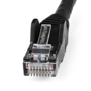 Image de StarTech.com Câble Ethernet CAT6 7m - LSZH (Low Smoke Zero Halogen) - 10 Gigabit 650MHz 100W PoE RJ45 10GbE UTP Cordon de raccordement de réseau sans accroc avec décharge de ... (N6LPATCH7MBK)